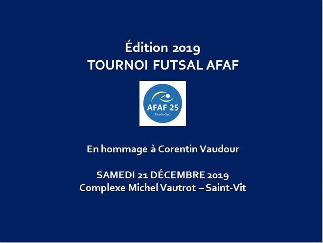 Tournoi futsal AFAF Doubs Sud 2019